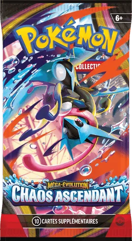 Booster Méga-Greninja-ex - extension Pokémon Méga-Évolution Chaos Ascendant ME04