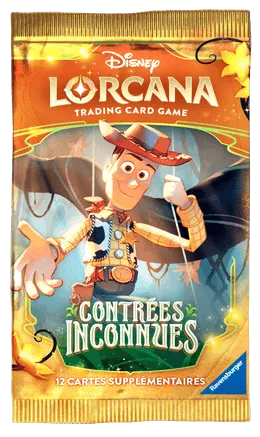 Booster Disney Lorcana Chapitre 12 Contrées Inconnues - illustration Woody