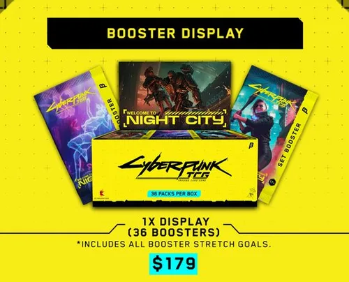 Display Beta Cyberpunk TCG - boite de 36 boosters Welcome to Night City