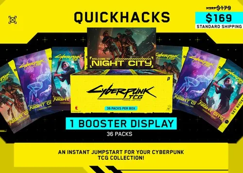 Palier Quickhacks à 169 dollars - 2 starters et 1 display Beta de 36 boosters