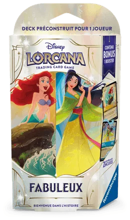 Starter Deck Disney Lorcana Chapitre 9 Fabled - Ariel et Mulan