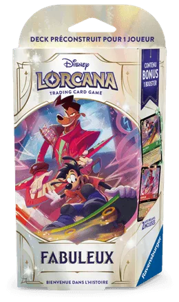 Starter Deck Disney Lorcana Chapitre 9 Fabled - Powerline et Max