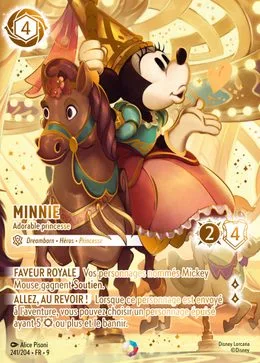 Carte Minnie Mouse version iconique Disney Lorcana