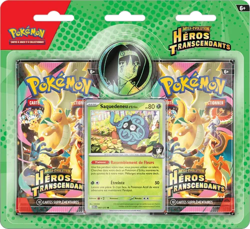 Coffret Collection Erika - Pokémon Méga-Évolution Héros Transcendants ME02.5