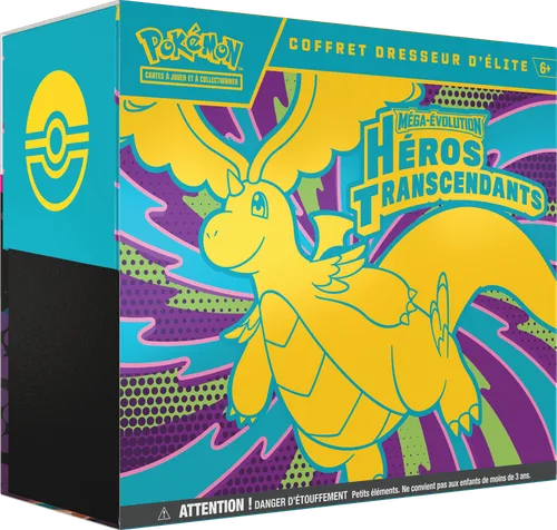 Coffret Dresseur d'Élite Pokémon Méga-Évolution Héros Transcendants ME02.5 - Méga-Dracolosse-ex
