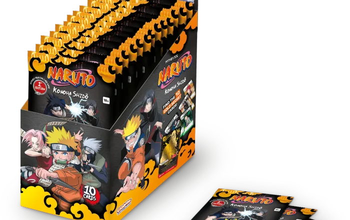 Flow Pack booster Konoha Shido Naruto Mythos TCG