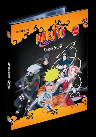 Binder et produits Konoha Shido Naruto Mythos TCG
