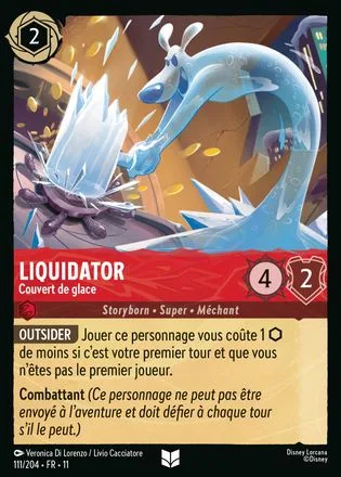 Liquidator Couvert de glace - carte Outsider Acier de Givresort S11