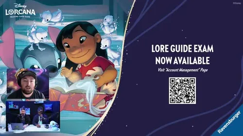 Slide Lore Guide Exam Now Available : examen accessible depuis la page Account Management du Ravensburger PlayHub