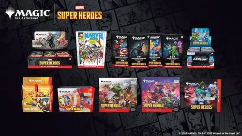 Famille de produits Magic Marvel Super Heroes MSH — displays, bundles et decks Commander