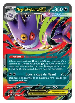 Carte Méga-Ectoplasma-ex du set Flammes Fantasmagoriques ME02 du JCC Pokémon