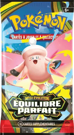 Booster Pokémon Équilibre Parfait - illustration Méga Mélofée