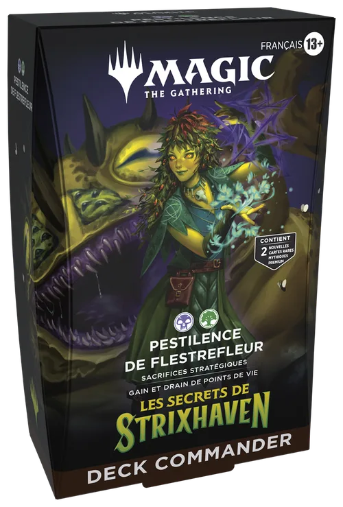 Deck Commander Witherbloom - Les Secrets de Strixhaven Magic 2026